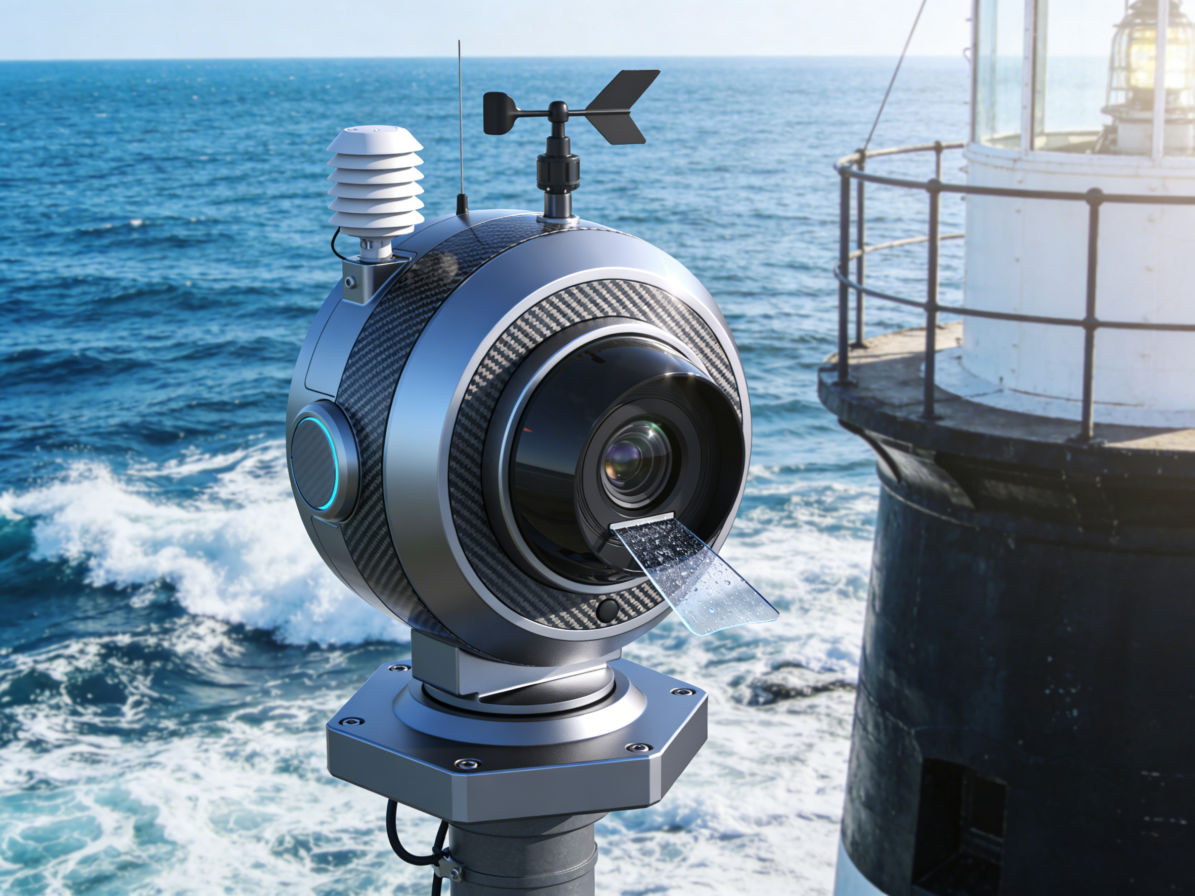 Outdoor surveillance equipment application