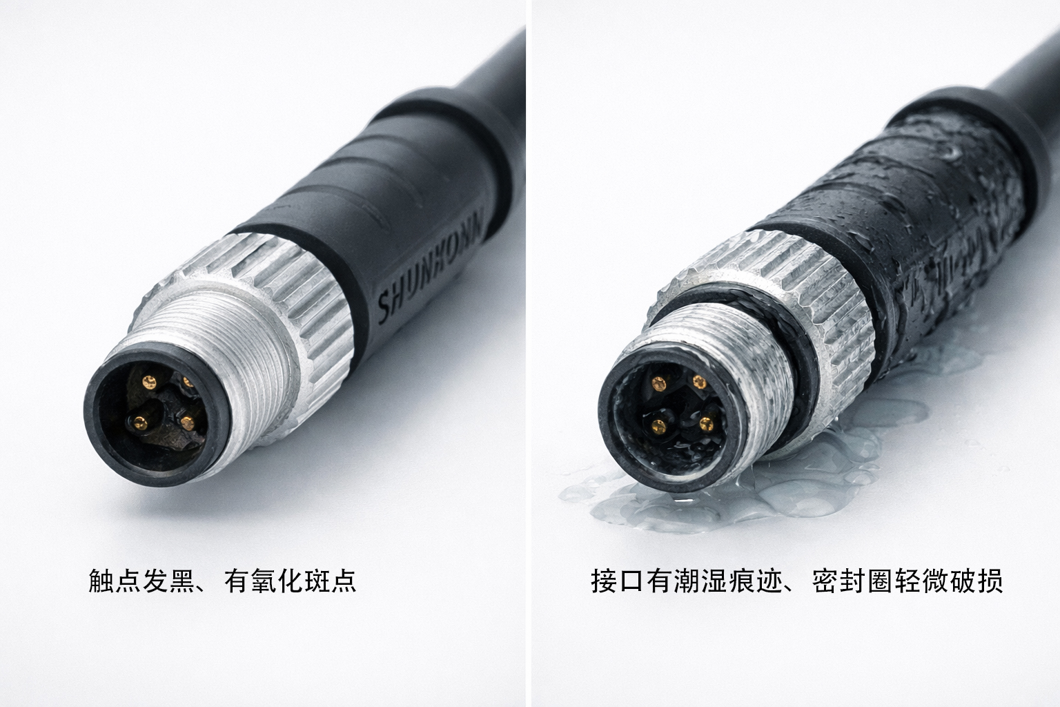 M5连接器两大核心故障细节对比