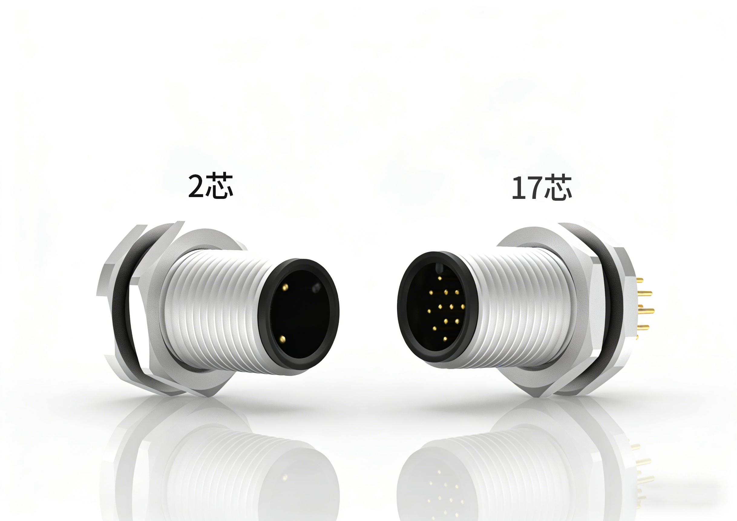 奥普斯康M12连接器产品实拍图