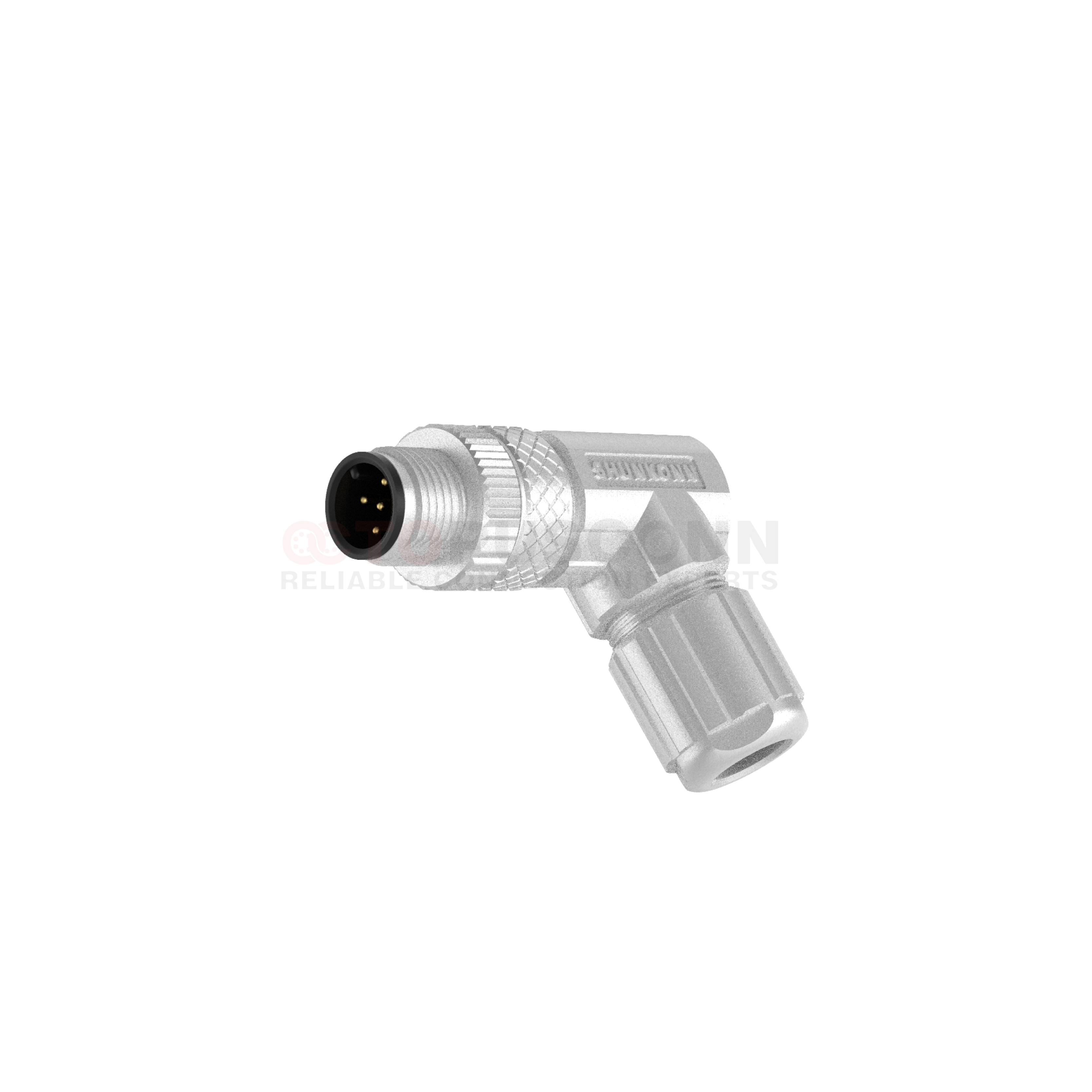 M12 elbow with 110-degree welding line assembly