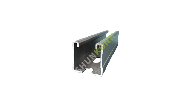 Aluminum alloy guide rail solar photovoltaic bracket