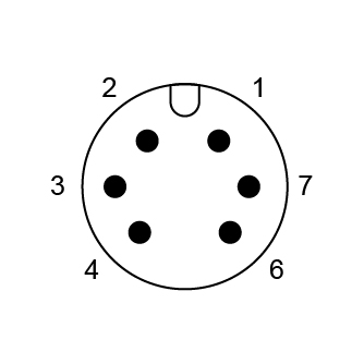 M12 Circular connector anti-fake keying