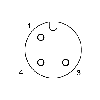 M12 Circular connector anti-fake keying