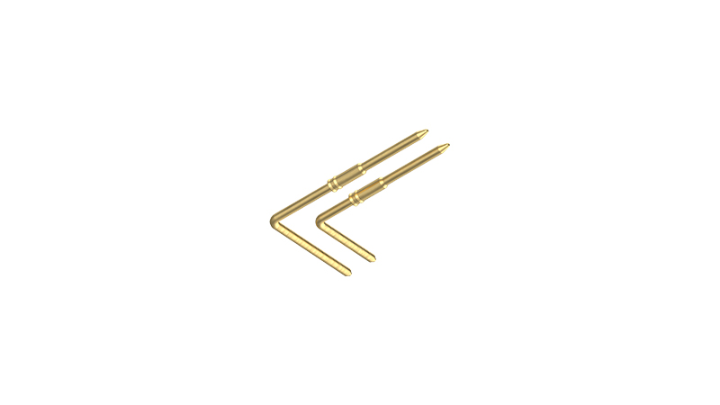 M12 circular connector gold plated contact