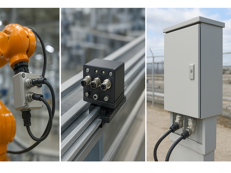 M12 连接器专为达到 IP69K 防水防尘等级以及满足重型应用需求而设计