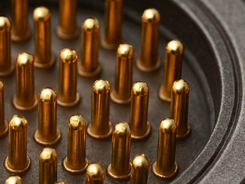 圆形连接器多针配置