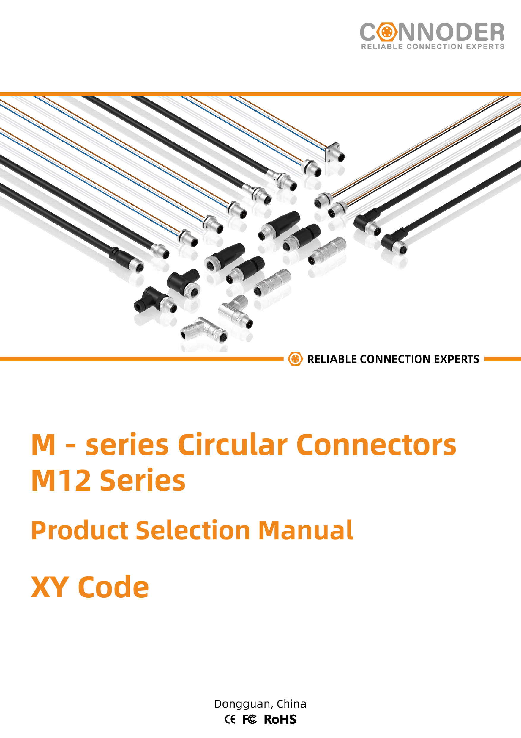 Connoder European - standard M - series Circular Connectors --- M12  Series XY