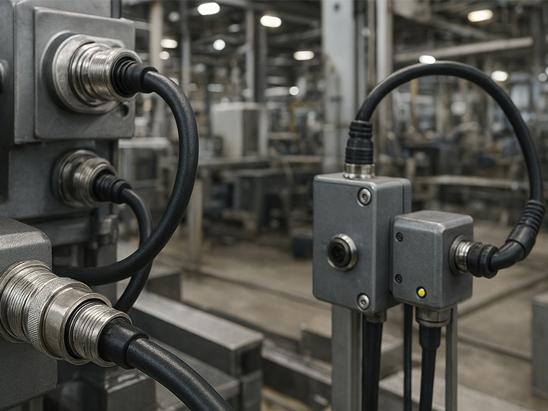 机械设备与现场设备上的 M12 圆形连接器