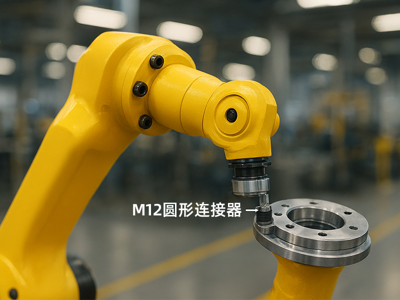 M12 圆形连接器在机器人技术中的应用