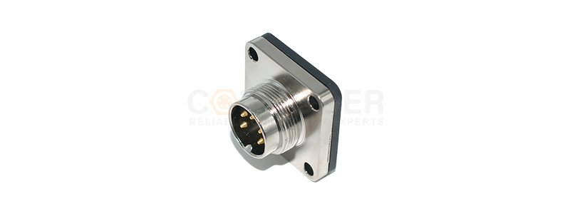 M16 Circular Connector Square Flange