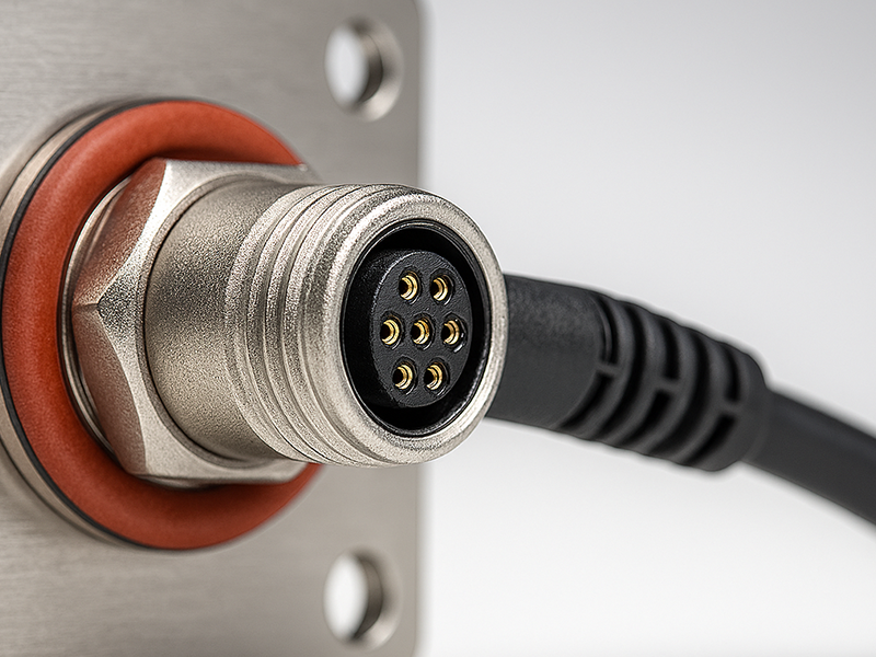 M16 圆形连接器的互连