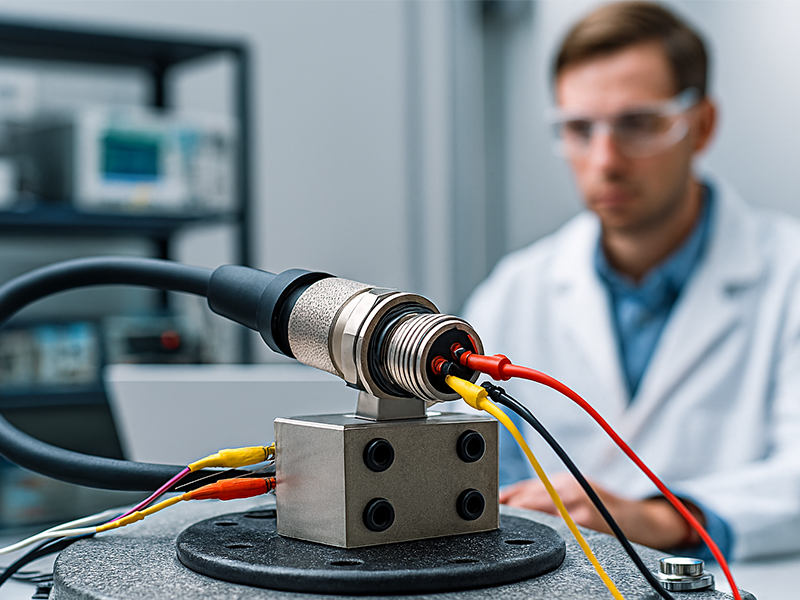 M16 连接器正在进行振动与热测试
