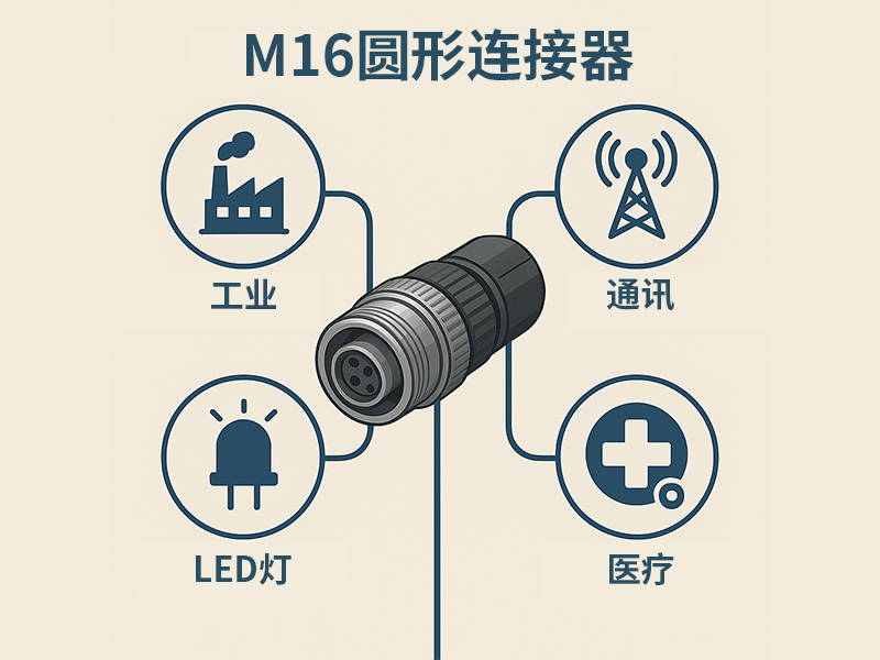 M16 圆形连接器的应用