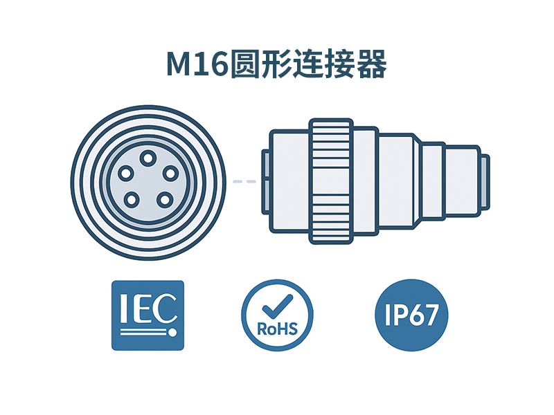 M16 圆形连接器合规标识