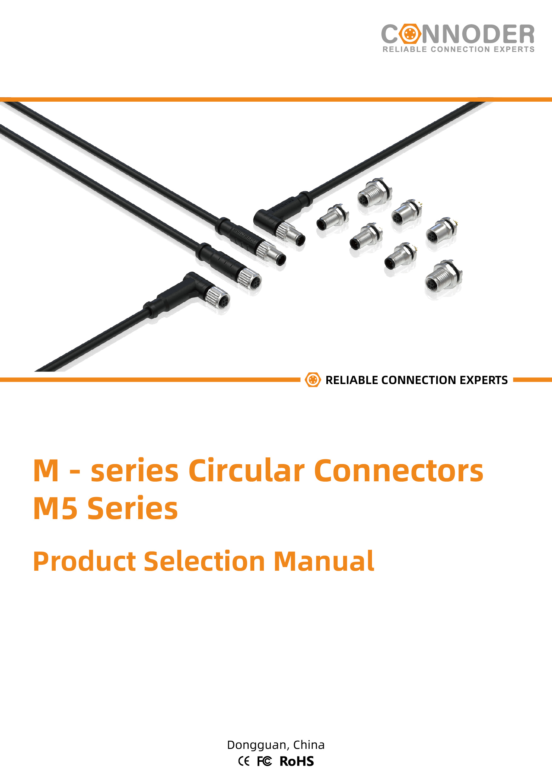 Connoder European - standard M - series Circular Connectors --- M5 Series