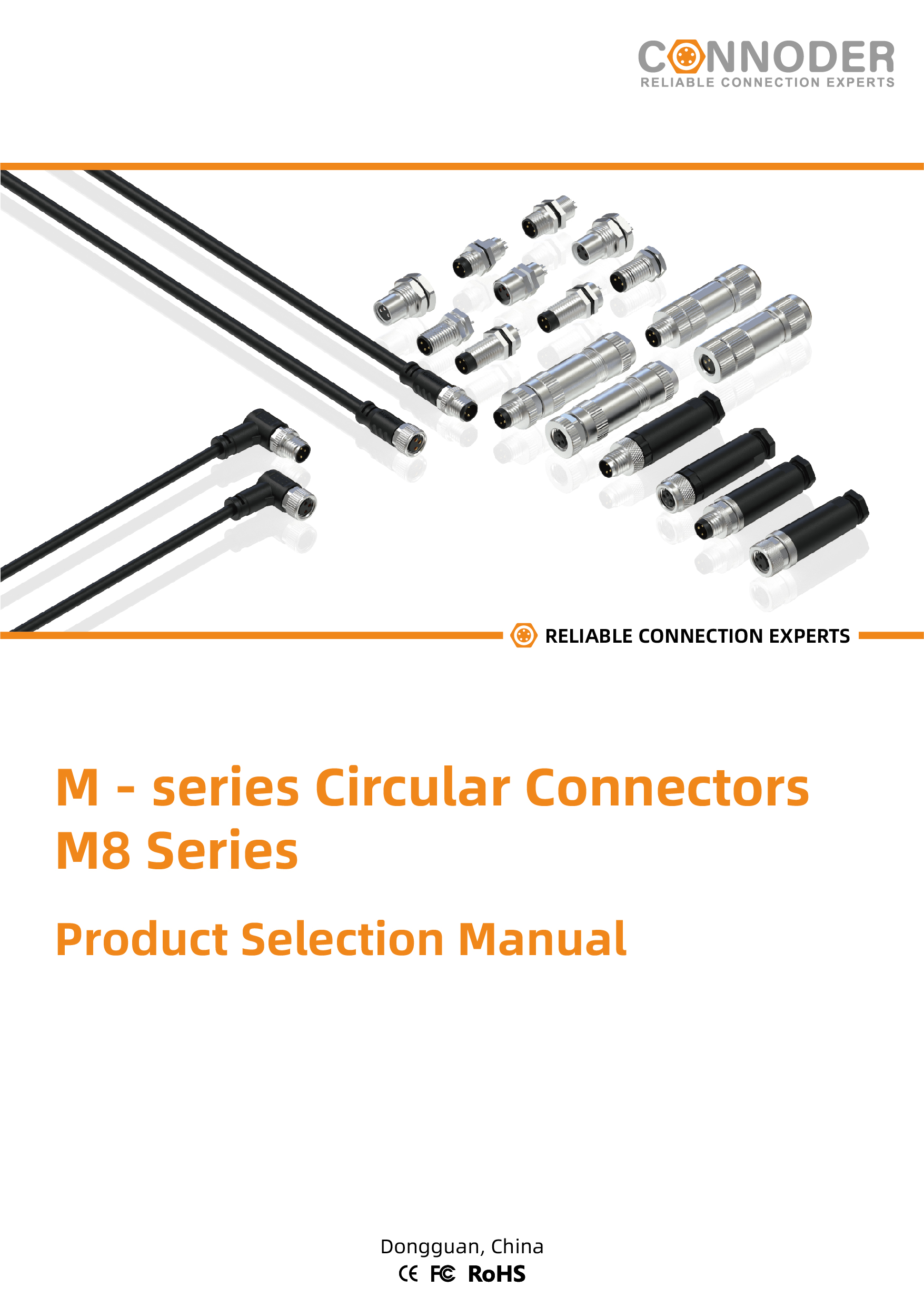 Connoder European - standard M - series Circular Connectors --- M8 Series PDF