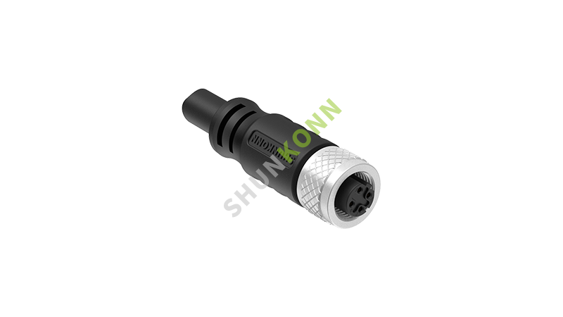 M12D编码直立包胶成型式电缆应用领域