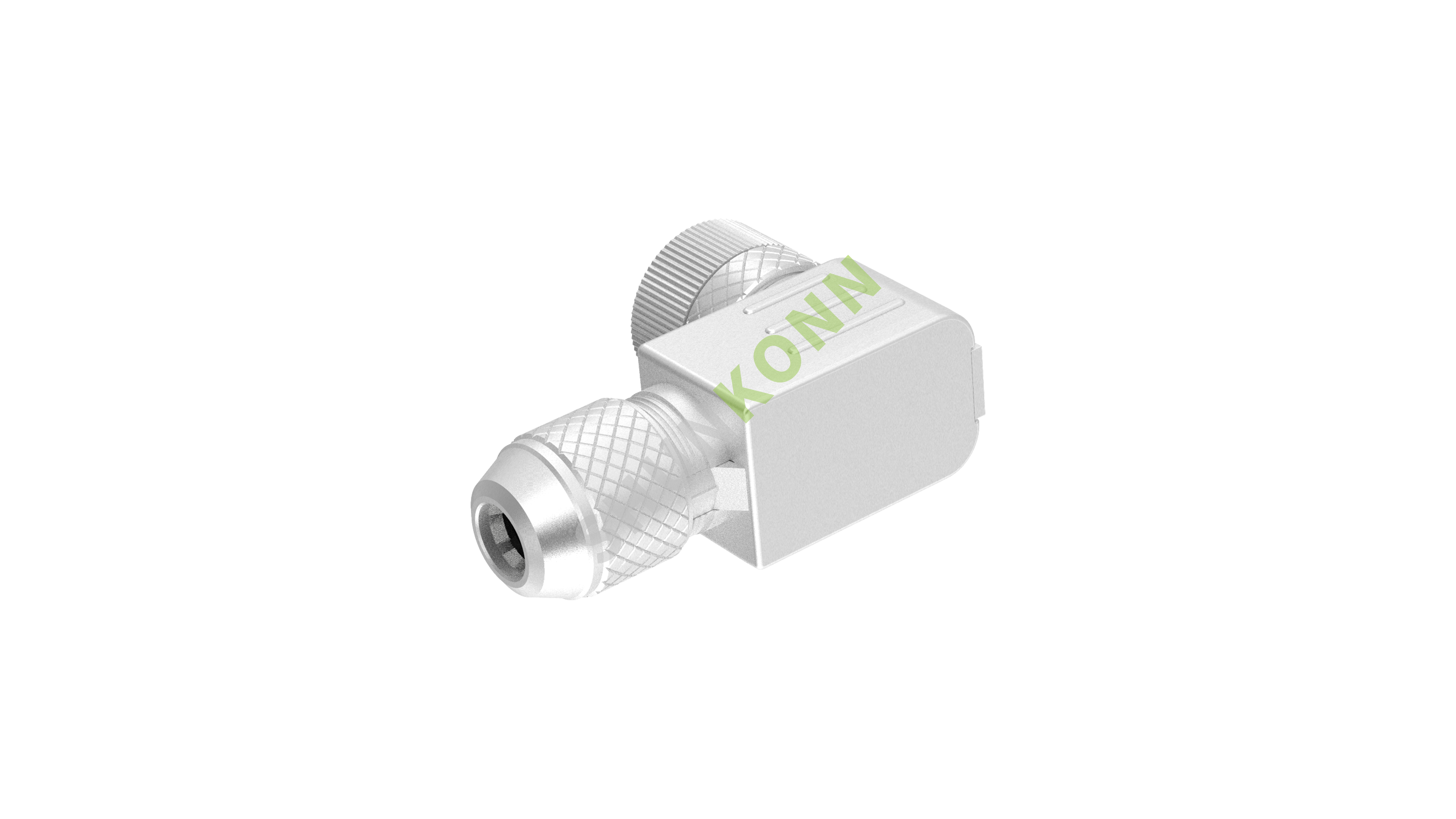 SKM12A系列 M12A编码连接器直角金属组装4PIN母头螺钉式PG9