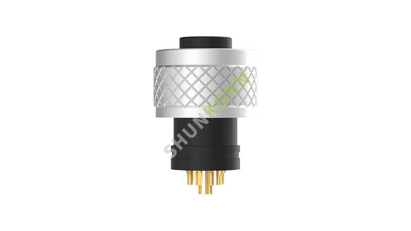 SKM12 A Series M12 A Coded Connectors Regular Overmolded 12PIN Female Solder Type M12*1