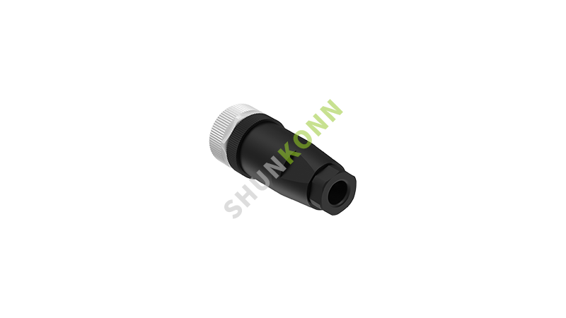 SKM12 B Series M12 B Coded Connectors Straight Plastic Assembled 4PIN Female Screw type PG7