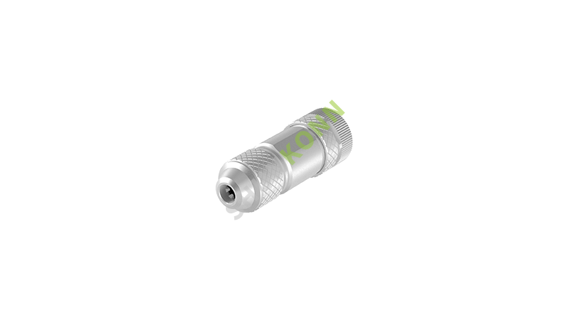 SKM12D系列 M12D编码连接器直式金属组装4PIN母头螺钉式PG7