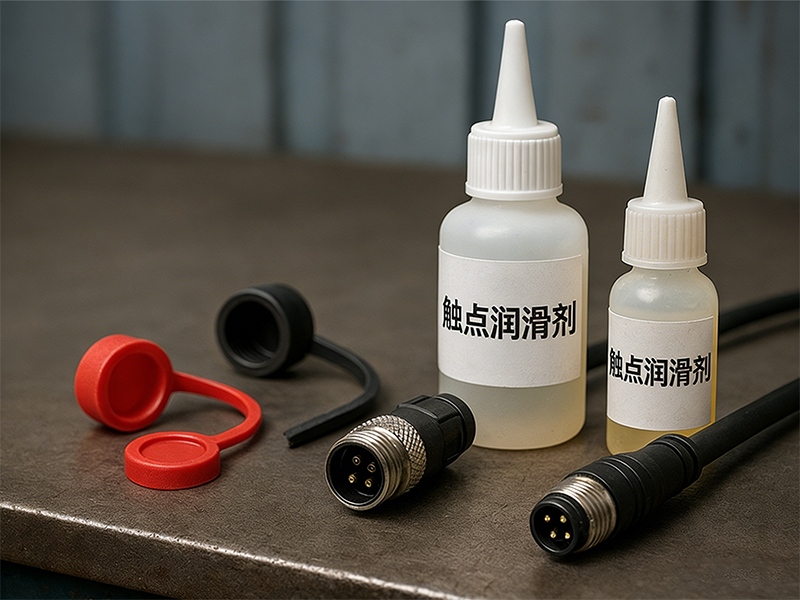 M12 连接器配有防护防尘盖