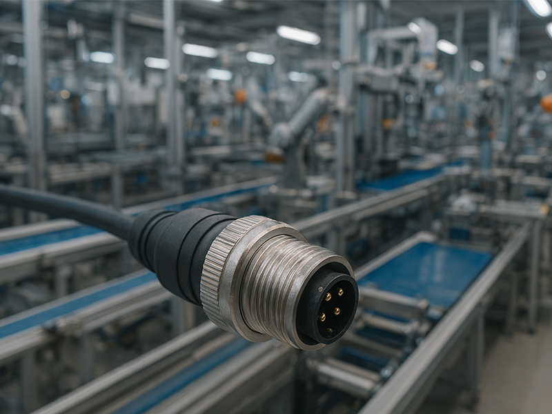 M12 连接器结构与工业应用环境