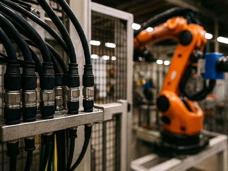 康诺德 M12 防水耐用电缆组件