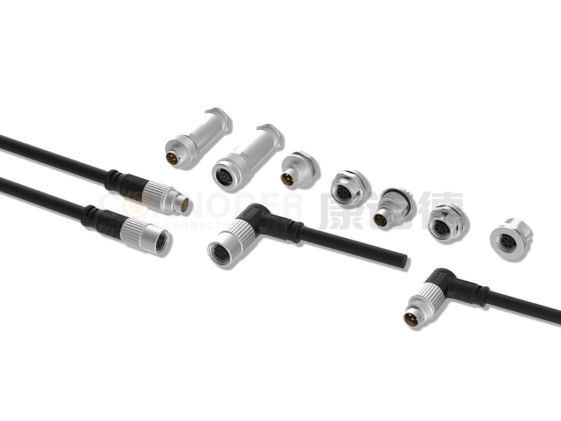 在产品体系中，M8、M12、M9 和 M5 圆形连接器的核心区别是什么？