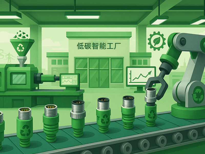 环保型 M12 连接器生产线