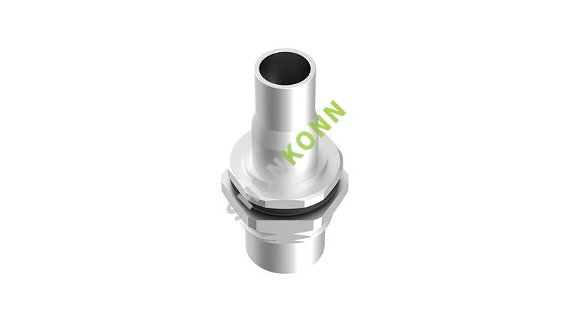 SKM12 A Series M12 A Coded Connectors Plate Rear Mount 3PIN Female Solder Type M16*1.5 shielded