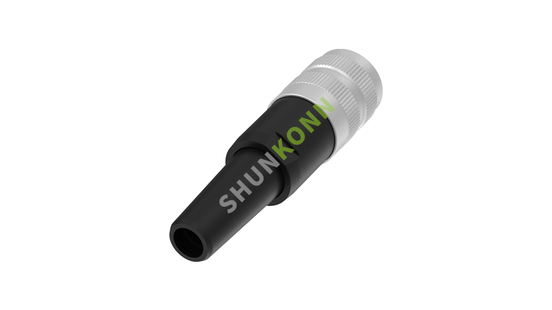 SKM16 Series M16 Connectors Straight Plastic Assembled 16PIN Female Solder Type M16*0.75