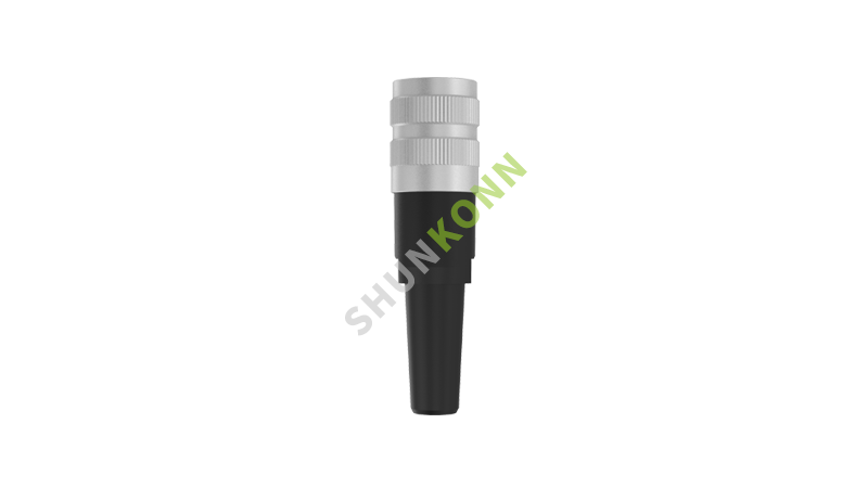 SKM16系列 M16连接器直式塑胶组装3PIN母头焊接式 M16*0.75
