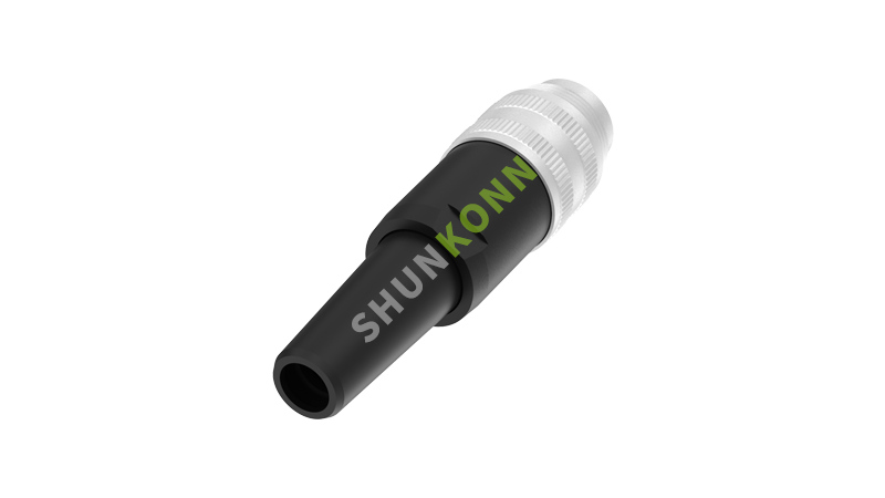 SKM16 Series M16 Connectors Straight Plastic Assembled 16PIN Male Solder Type M16*0.75