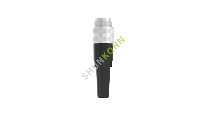 SKM16系列 M16连接器直式塑胶组装7PIN公头焊接式 M16*0.75