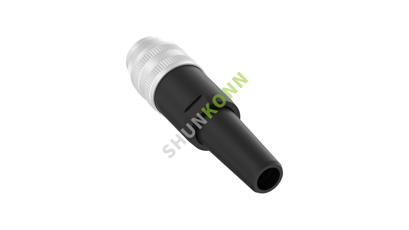 SKM16系列 M16连接器直式塑胶组装7PIN公头焊接式 M16*0.75