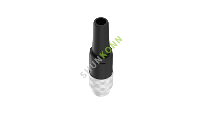 SKM16系列 M16连接器直式塑胶组装7PIN公头焊接式 M16*0.75